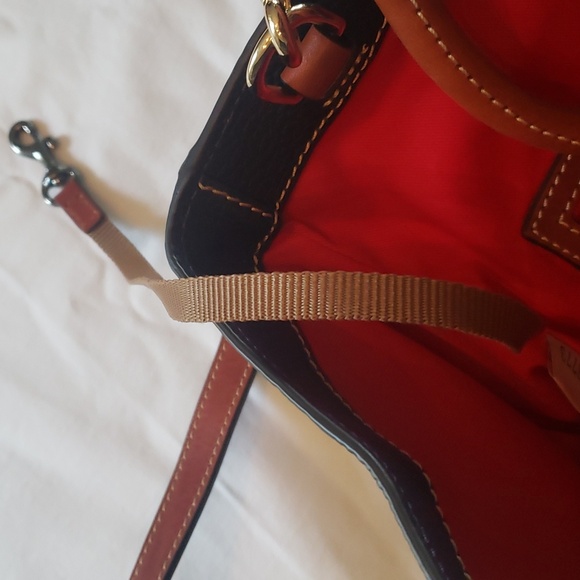 Dooney & Bourke Blue Pebble Grain Leather Satchel Shoulder Bag - Picture 10 of 13